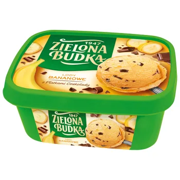 Lody bananowe z płatkami czekolady 1 l