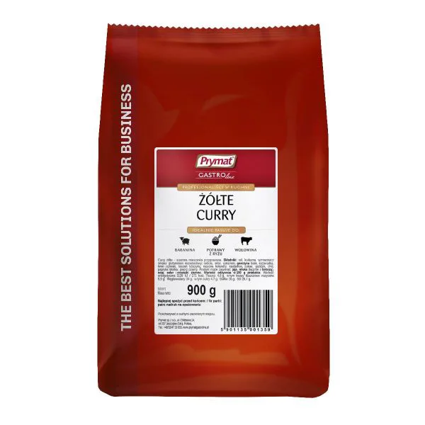 Curry żółte GastroLine 900 g