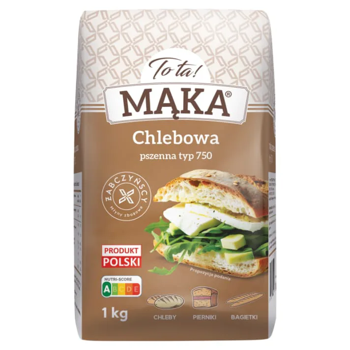 Mąka pszenna chlebowa typ 750 1 kg