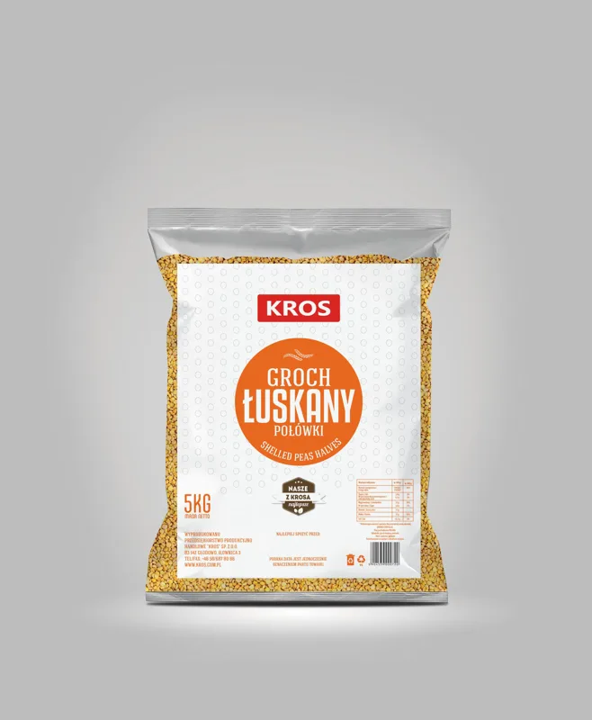 Groch łuskany połówki 5 kg