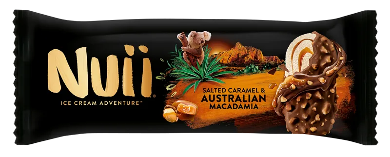 Lody na patyku mix Nuii Salted Caramel i Almond Vanilla 90 ml