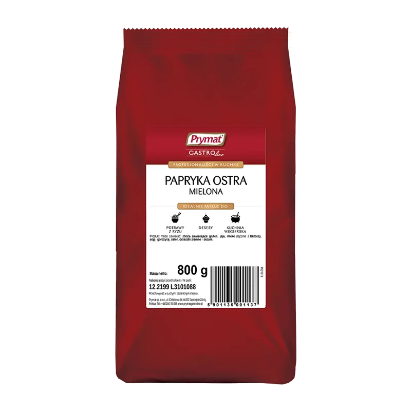 Papryka ostra mielona 800 g