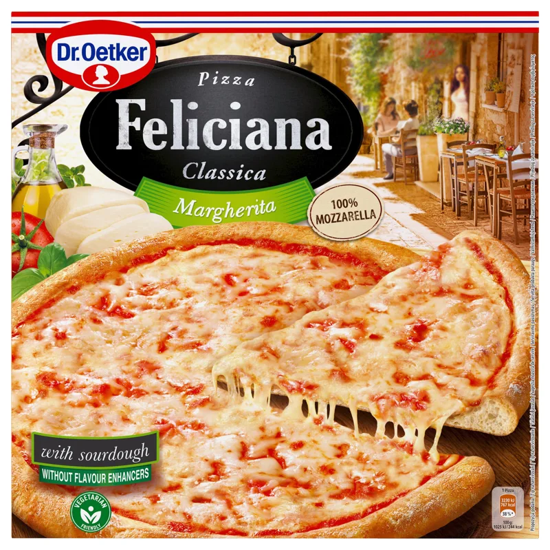 Pizza Feliciana Margherita Przyjazna dla wegetarian 315 g