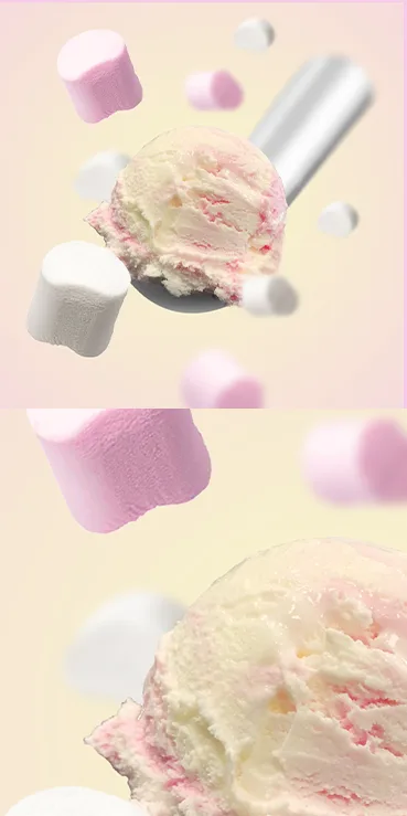 Lody piankowe Marshmallow w kuwecie 5 l