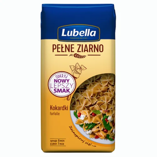 Makaron pełnoziarnisty kokardki 400 g