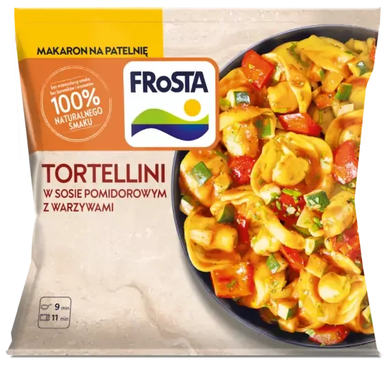 Tortellini w sosie pomidorowym z warzywami 450 g