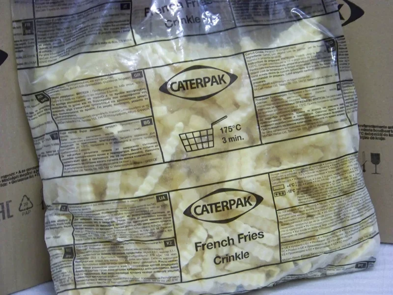 Frytki karbowane Crinkle 2,5 kg