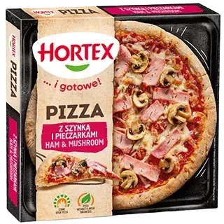 Pizza z szynką i pieczarkami 345 g