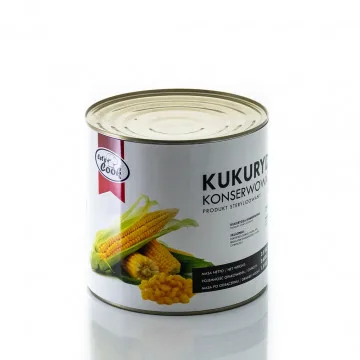 Kukurydza konserwowa 2,65 l (1,5 kg po odsączeniu)