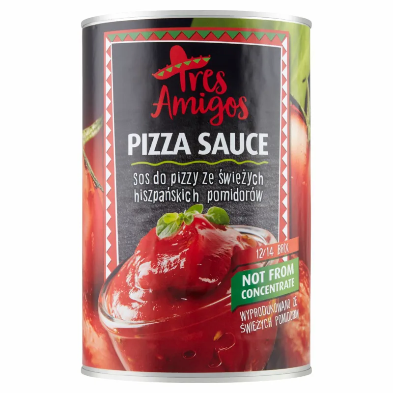 Sos do pizzy ze świeżych hiszpańskich pomidorów 4 kg