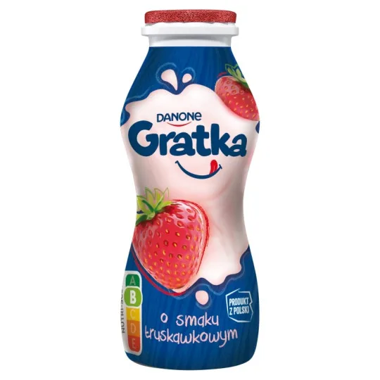 Jogurt pitny truskawkowy Gratka 155 g