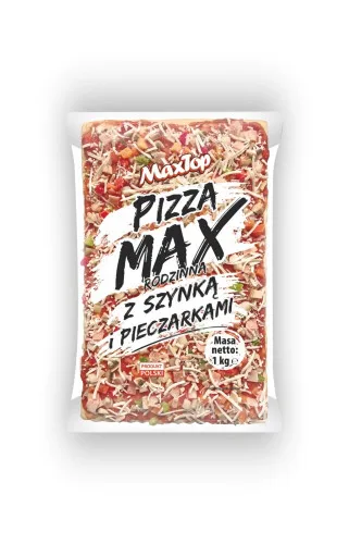 Pizza z szynką i pieczarkami 1 kg