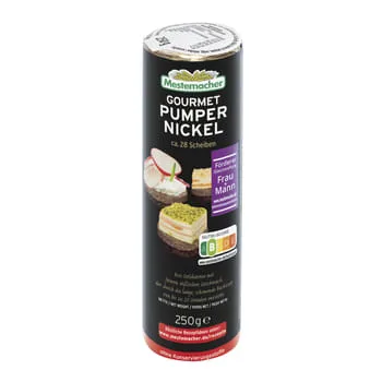 Chleb żytni pełnoziarnisty pumpernikiel party 250 g