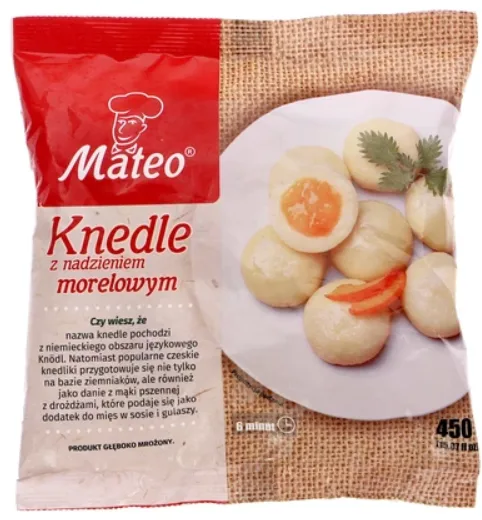 Knedle z nadzieniem morelowym 450 g