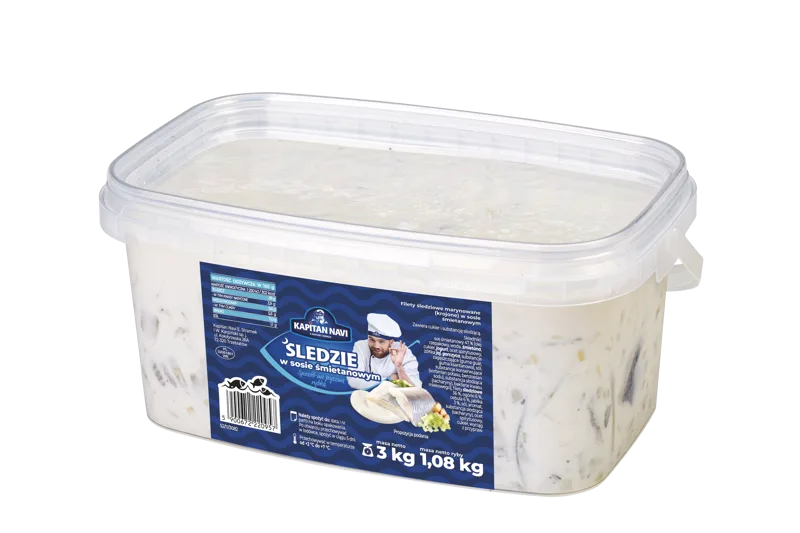 Filety śledziowe w śmietanie 3 kg