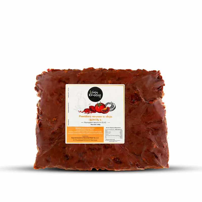 Pomidory suszone w oleju kostka 1 kg