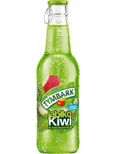 Napój jabłko-kiwi w szklanej butelce 250 ml