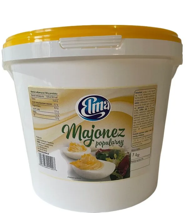Majonez popularny 17% tłuszczu 5 kg
