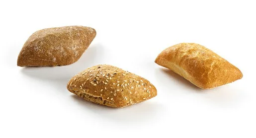 Bułki mini mix 3,kształt diametru. PB 30g (135 szt.)