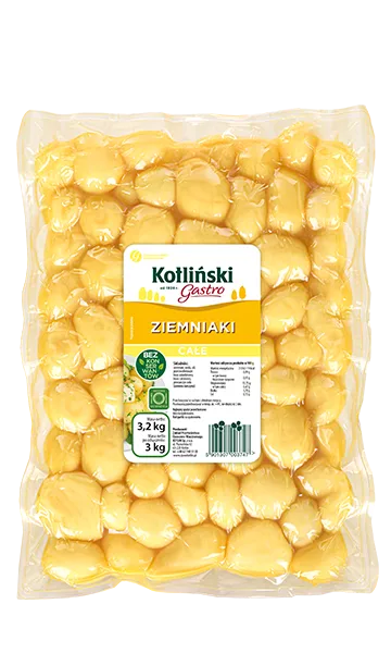 Ziemniak cały gotowany 3,2 kg (3 kg po odsączeniu)