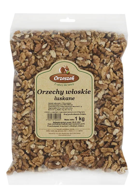 Orzechy włoskie łuskane 1 kg