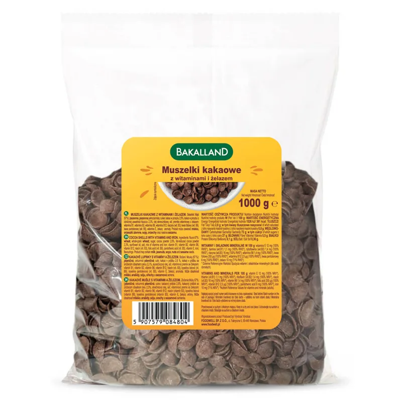 Płatki muszelki kakaowe 1 kg