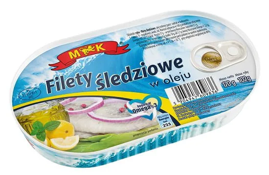 Filety śledziowe w oleju 170 g