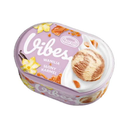 Lody waniliowe ze słonym karmelem Vibes 1 l