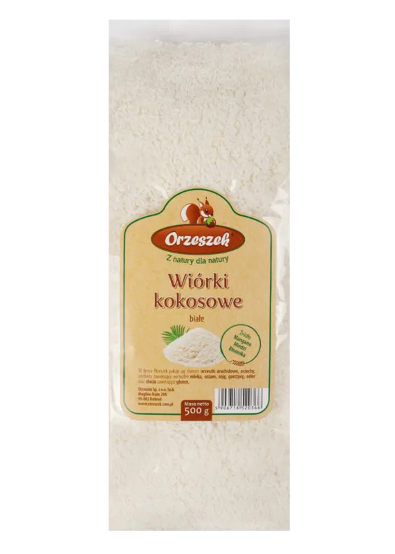 Wiórki kokosowe białe 1 kg