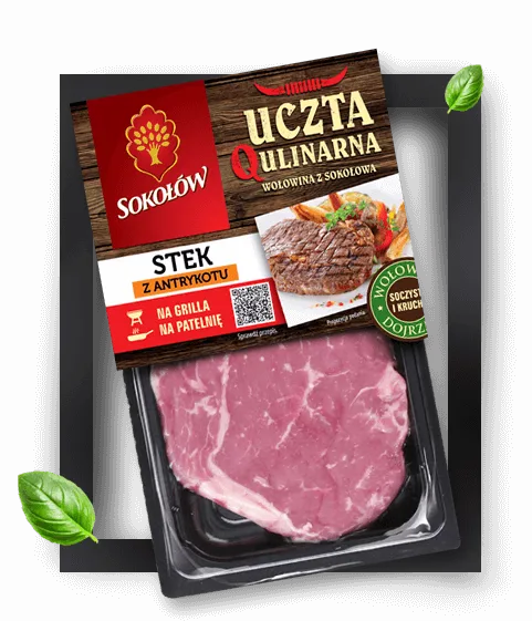 Stek wołowy z antrykotu z kością mrożony 500-650 g