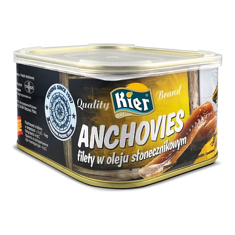 Anchois filety w oleju słonecznikowym 45 g (26 g po odsączeniu)