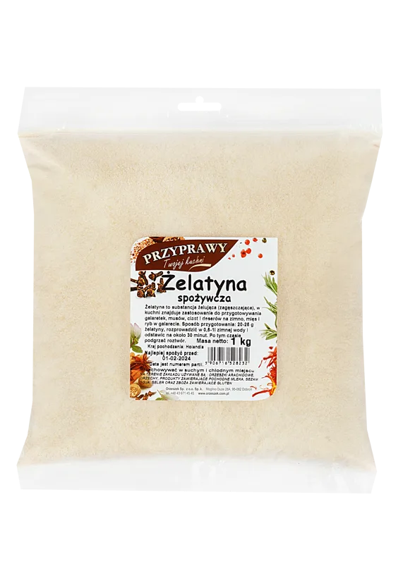 Żelatyna spożywcza 1 kg