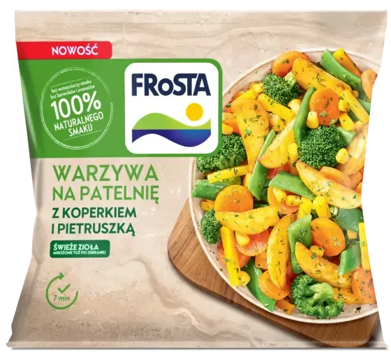 Warzywa na patelnię z koperkiem i pietruszką 400 g