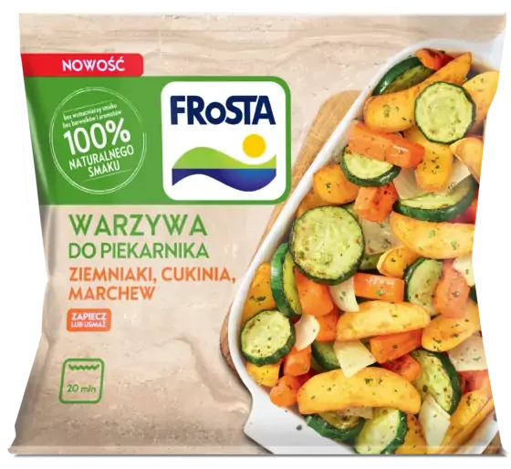 Warzywa do piekarnika ziemniaki, cukinia, marchew 400 g