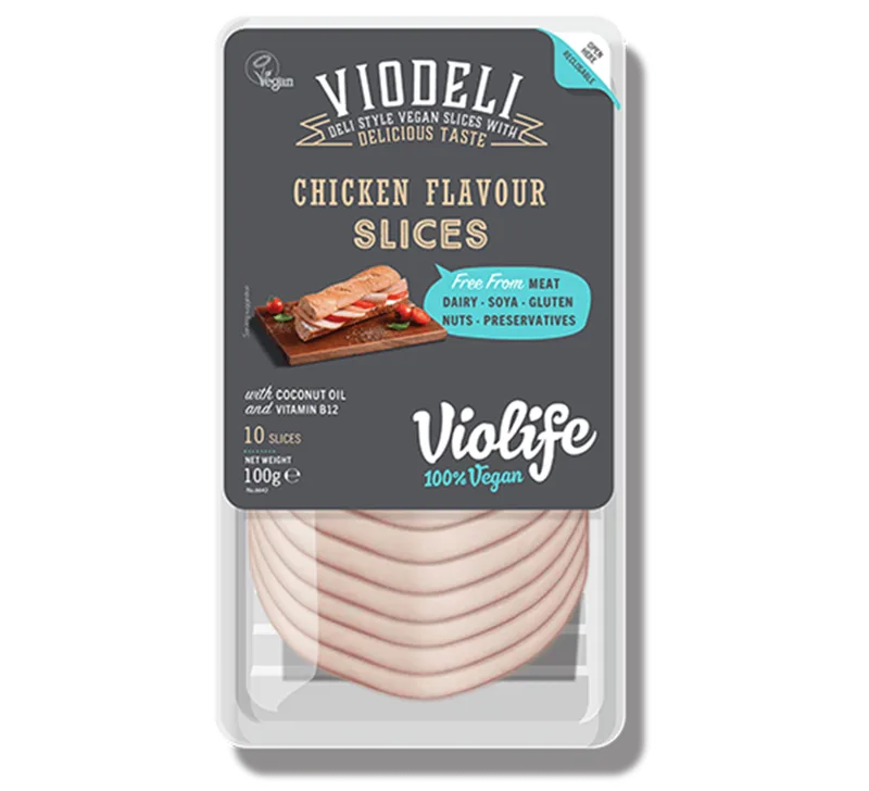 Plastry wegańskie o smaku kurczaka Viodeli 450 g