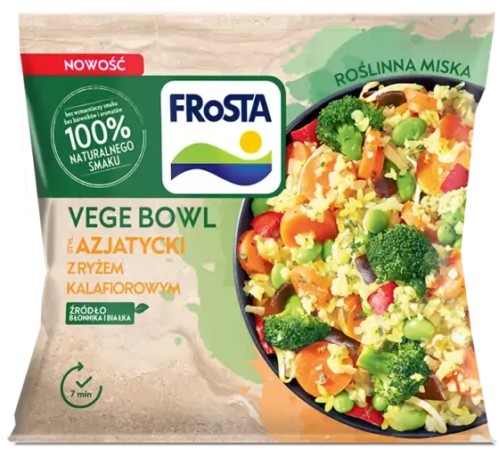 Warzywa w stylu azjatyckim z ryżem kalafiorowym Vege Bowl 400 g