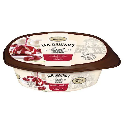 Lody śmietankowe z wiśniami 900 ml