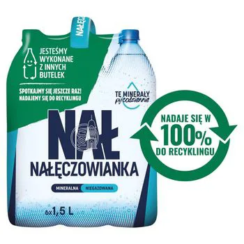 Naturalna woda mineralna niegazowana (6 szt.) 1,5 l