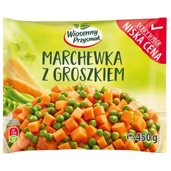 Marchewka z groszkiem 450 g