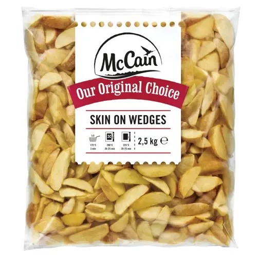 Cząstki ziemniaka ze skórką Skin on Wedges American style 2,5 kg