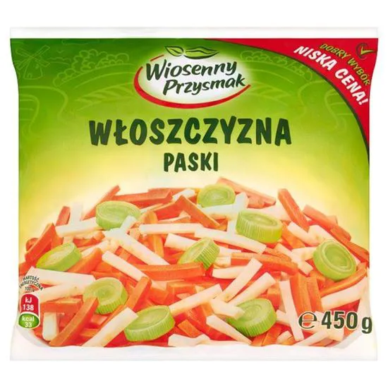 Włoszczyzna paski 450 g