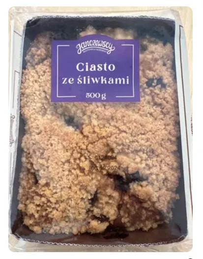 Ciasto ze śliwkami 500 g
