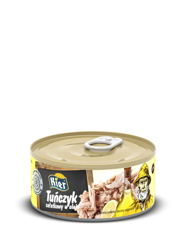 Tuńczyk rozdrobniony w oleju roślinnym 170 g (120 g po odsączeniu)