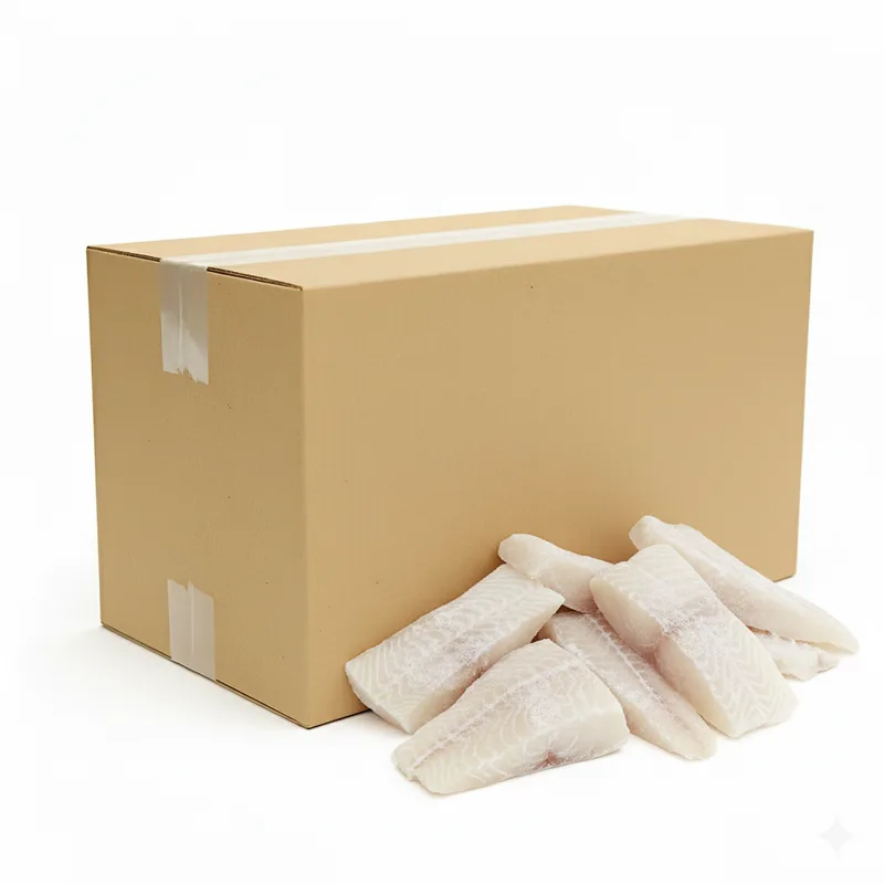 Dorsz porcje z fileta bez skóry mrożone vacuum 500 g (475 g bez glazury)