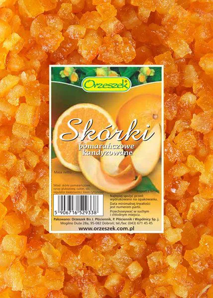 Skórka pomarańczy kandyzowana 900 g