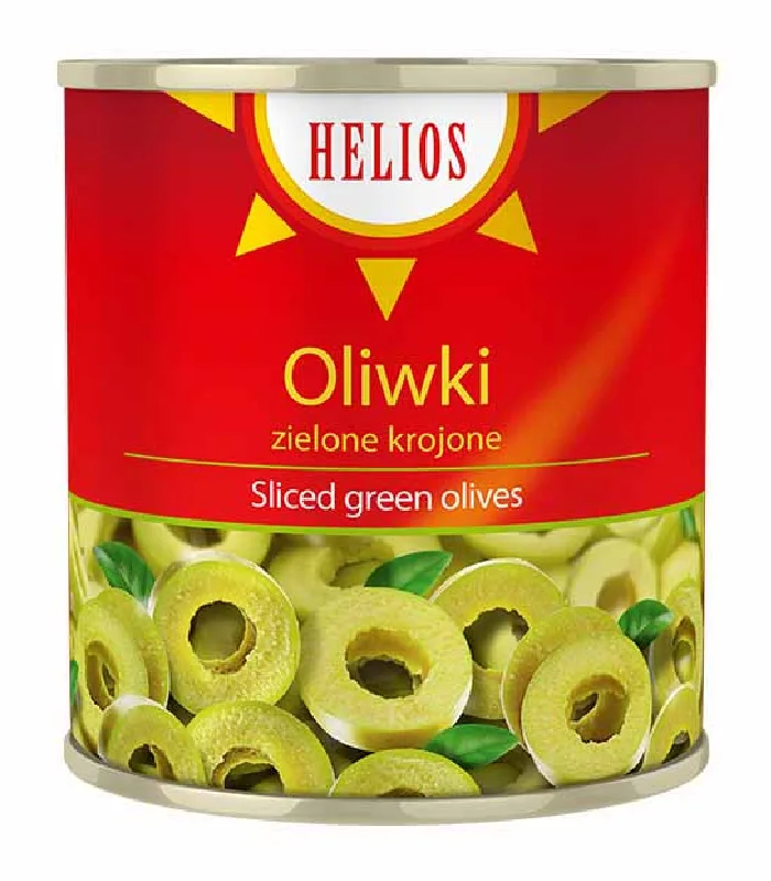 Oliwki zielone krojone 3,1 l (1,56 kg po odsączeniu)