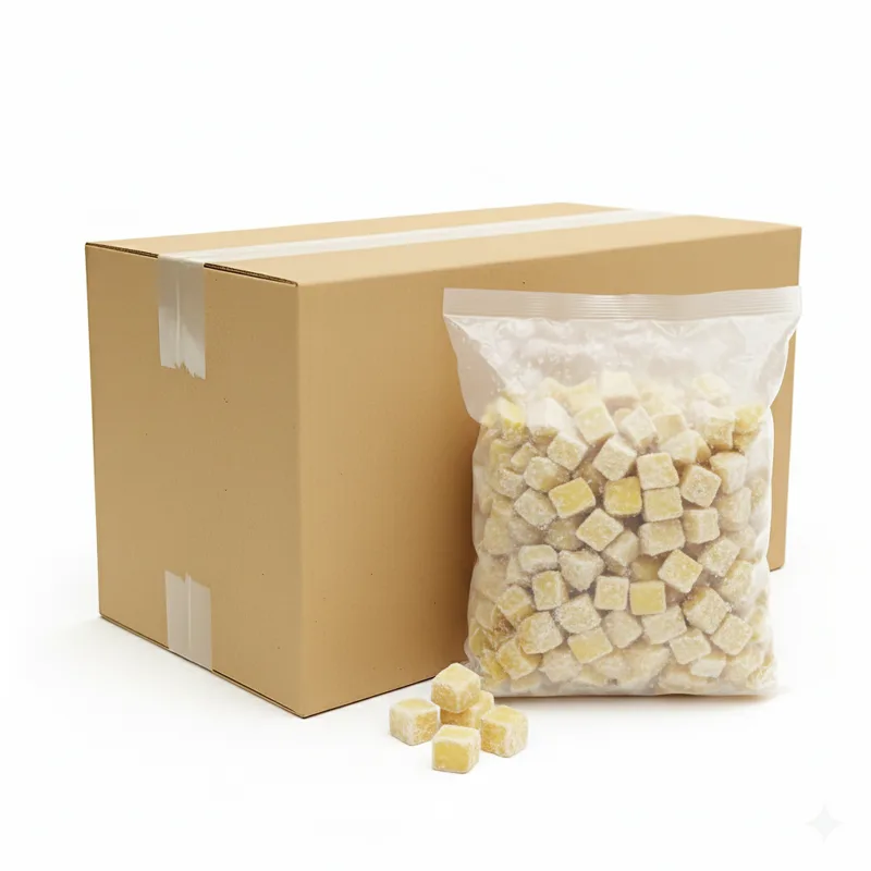 Ziemniak mrożony IQF kostka 10 × 10 mm 10 kg