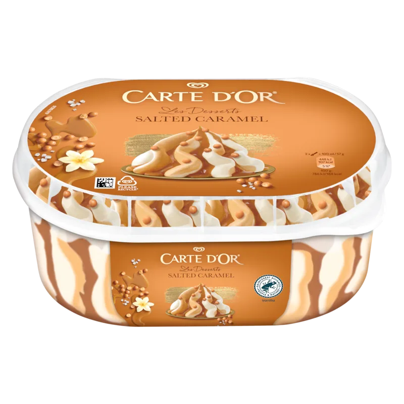 Lody Carte d'Or słony karmel 825 ml