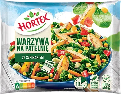 Warzywa na patelnię ze szpinakiem 450 g