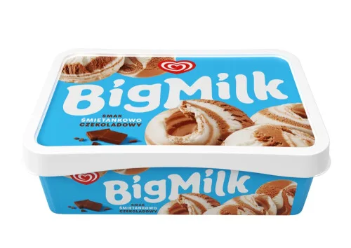 Lody Big Milk śmietankowo-czekoladowe 900 ml